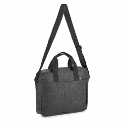 Felt handbag TEKKO, 382 x 292 x 70mm, grey color