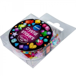 Self-adhesive decoration ribbon with various colored rhinestones CENTRUM