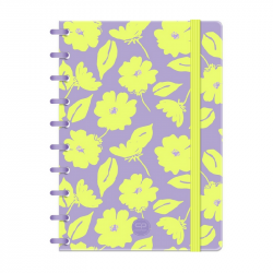 Notebook with spiral on the side HERMESS A5 / 96 sheets, checkered