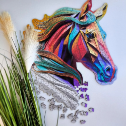 Wooden puzzle MILLIWOOD, horse, 500 pieces