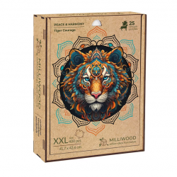 Wooden puzzle MILLIWOOD, tiger, 400 pieces