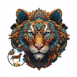 Wooden puzzle MILLIWOOD, tiger, 400 pieces