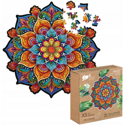 Medinė dėlionė MILLIWOOD, mandala, 100 detalių