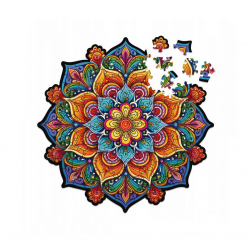 Wooden puzzle MILLIWOOD, mandala, 100 pieces