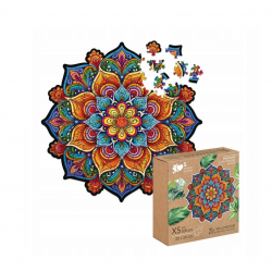 Wooden puzzle MILLIWOOD, mandala, 100 pieces