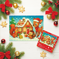 Wooden puzzle MILLIWOOD, Christmas, 50 pieces