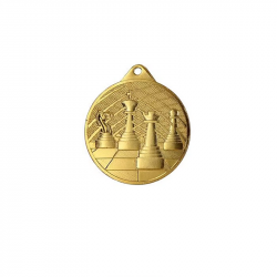 Medal Chess 50mm MMC34050 gold color