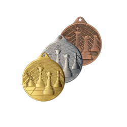 Medal Chess 50mm MMC34050 gold color