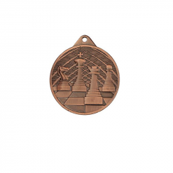Medalis Šachmatai 50mm MMC34050 bronzos spalvos