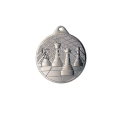 Medal Chess 50mm MMC34050 silver color
