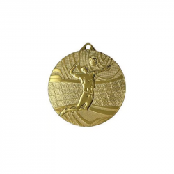 Medal volleyball 50mm MMC41050 gold color
