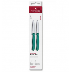 Peiliai VICTORINOX PARING 2 vnt 8cm, žalios sp.