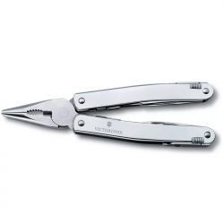 Multi-tool VICTORINOX SPIRIT X, in a leather case, silver color