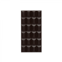 Dark chocolate with strawberries LIETUVA RŪTA, 90g