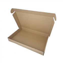 Quick-assembly box, 365x240x45mm, brown