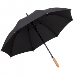 Umbrella OXFORD RECYCLED, black color, Colorissimo