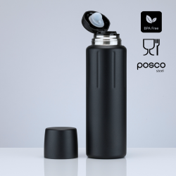 Thermos SCANDIC 750ml, black color, COLORISSIMO