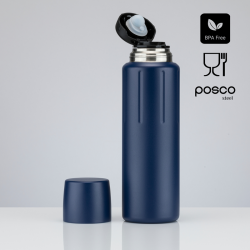 Thermos SCANDIC 750ml, dark blue color, COLORISSIMO