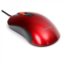 Mouse OMEGA OM0520, red
