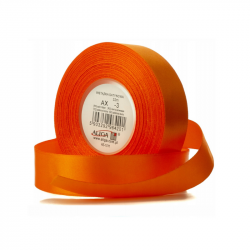 Gift ribbon ALIGA 12mmx32m, orange color