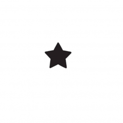 Decorative punch Star 2,5cm HEYDA