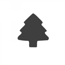 Decorative hole punch Christmas tree 25mm, HEYDA