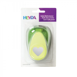 Decorative punch Heart 38mm HEYDA