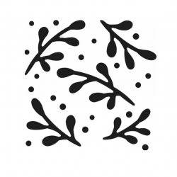 Decorative punch Branches, 4cm HEYDA