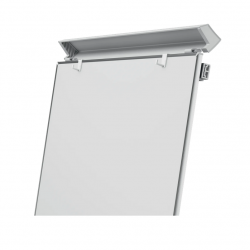 Mobile magnetic easel with wheels NOBO