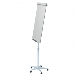 Mobile magnetic easel with wheels NOBO