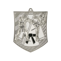 Medal karate MD8054 silver color