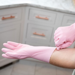 Rubber gloves VILEDA Sensitive, size M