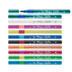 Glossy felt-tip pens MAGIC CENTRUM, 10 colors