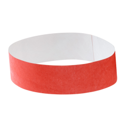 Paper bracelet WRISTVEK, red, COOL 1 pc.