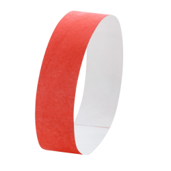 Paper bracelet WRISTVEK, red, COOL 1 pc.