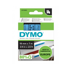 Strip DYMO D1 19mmx7m black/blue