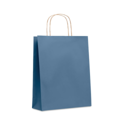 Gift bag 25x11x32 cm 90g., blue color.