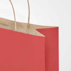 Gift bag 25x11x32 cm 90g., red color.