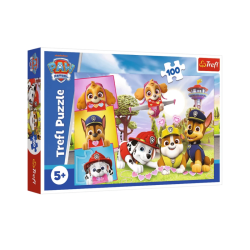 Puzzle TREFL PAW puppies, 100 pieces