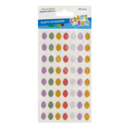 Stickers Easter eggs 56 pcs. various colors