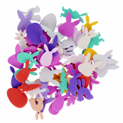 Stickers for decoration Easter 120 pcs. various shapes