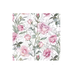 Popierinės stalo servetėlės 20vnt. DAISY 33x33cm, rožės