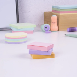 Sticky notes MILAN 38x50mm 3x100l. pastel colors, pack of 10