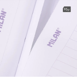 Notebook MILAN A4 48 pages, lined, 24 pcs.