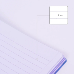 Notebook MILAN A4 48 pages, lined, 24 pcs.