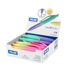 Tušinukas MILAN P1 MINI SUNSET 10 cm korpusas, brėžis 1mm, mėlynas tušas  įp.24