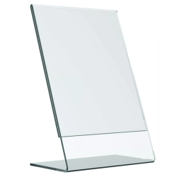 Stand L-shaped straight K-470V A5 148x210 mm transparent