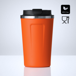 Thermal mug NORDIC 350ml, orange color