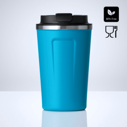 Thermal mug NORDIC 350ml, turquoise color