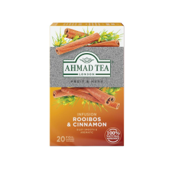 Žolelių arbata AHMAD ROOIBOS CINNAMON 20x1,5g